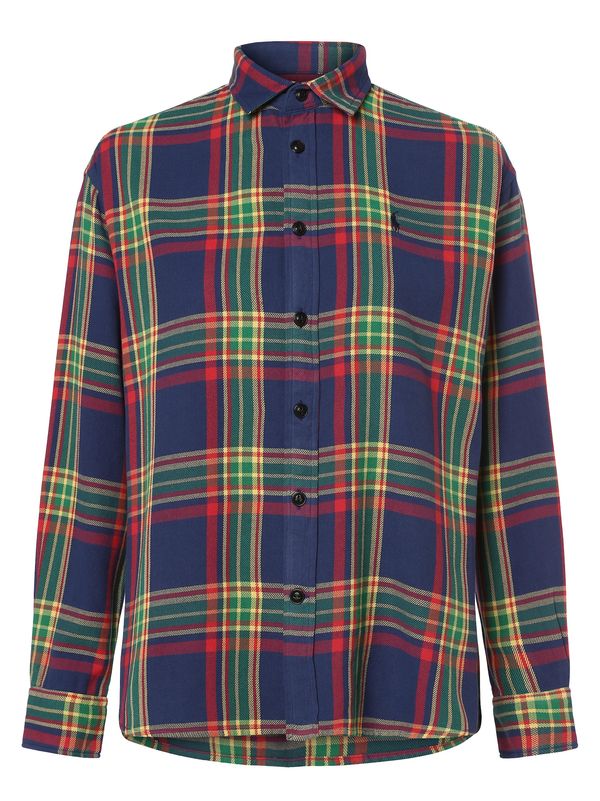 Polo Ralph Lauren Polo Ralph Lauren Блуза  кралско синьо / жълто / зелено / червено