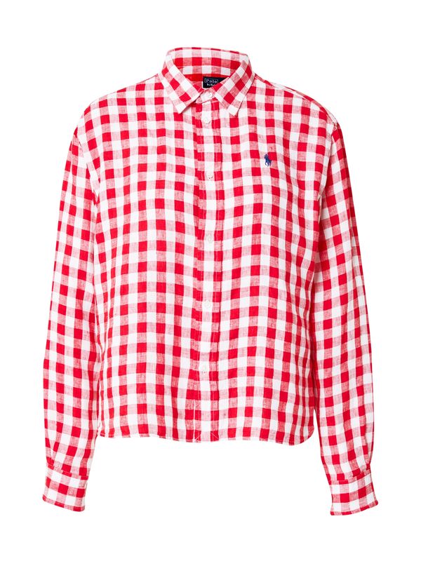 Polo Ralph Lauren Polo Ralph Lauren Блуза  тъмносиньо / червено / червен меланж / бяло