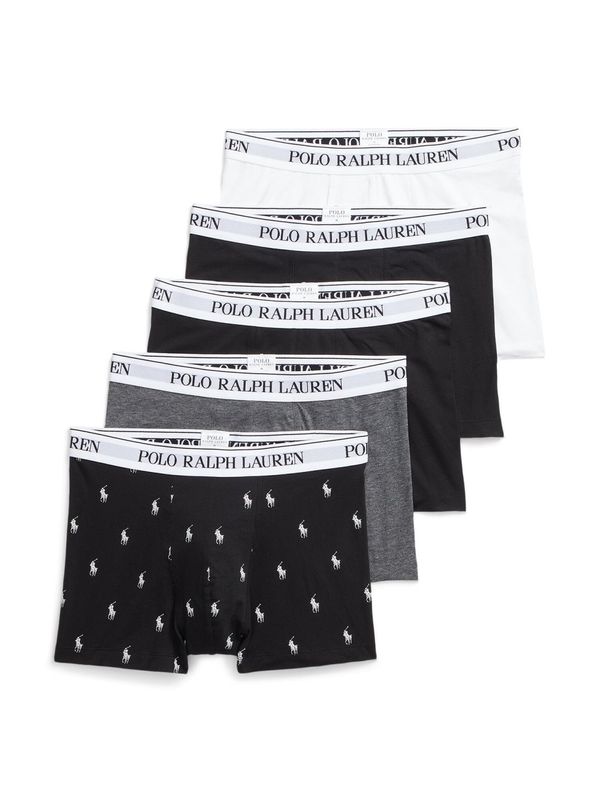 Polo Ralph Lauren Polo Ralph Lauren Боксерки  сив меланж / черно / бяло