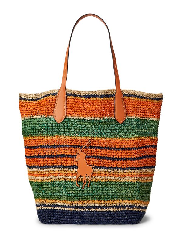 Polo Ralph Lauren Polo Ralph Lauren "Чанта тип ""Shopper"""  бежово / синьо / зелено / оранжево