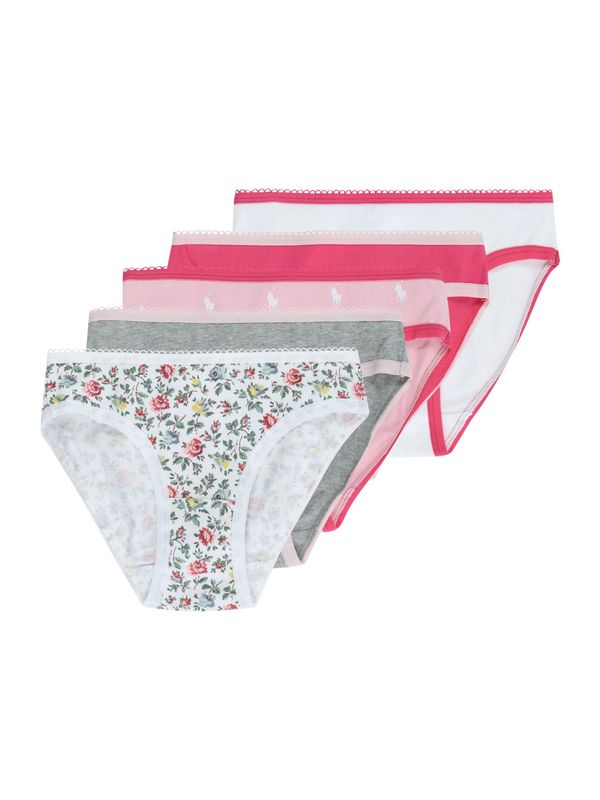 Polo Ralph Lauren Polo Ralph Lauren Долни гащи  сиво / розово / бледорозово / бяло