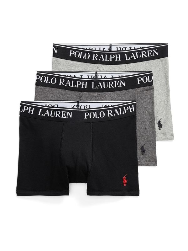 Polo Ralph Lauren Polo Ralph Lauren Долни гащи  сиво / сив меланж / черно / бяло