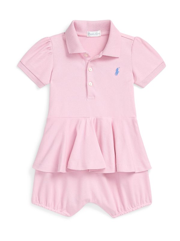 Polo Ralph Lauren Polo Ralph Lauren Комбинезон  опушено синьо / бледорозово