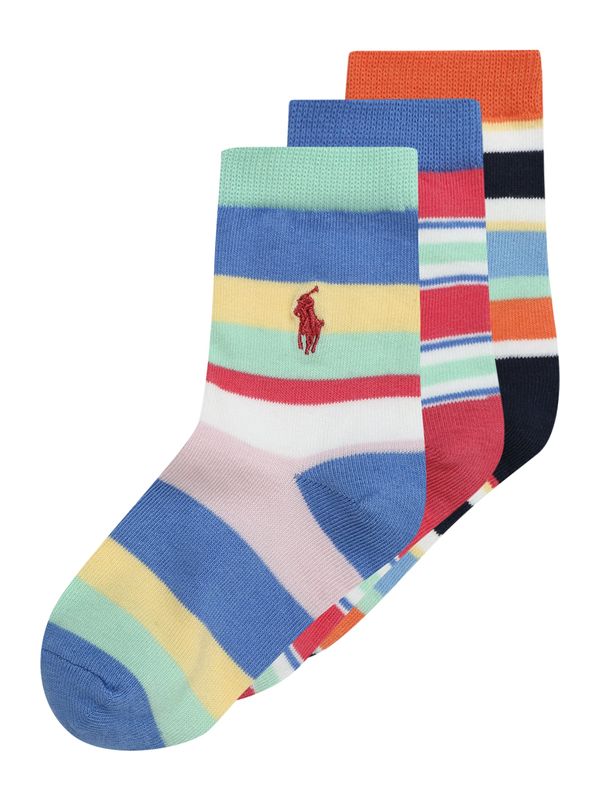 Polo Ralph Lauren Polo Ralph Lauren Къси чорапи 'CLUB 55'  синьо / мента / червено / бяло