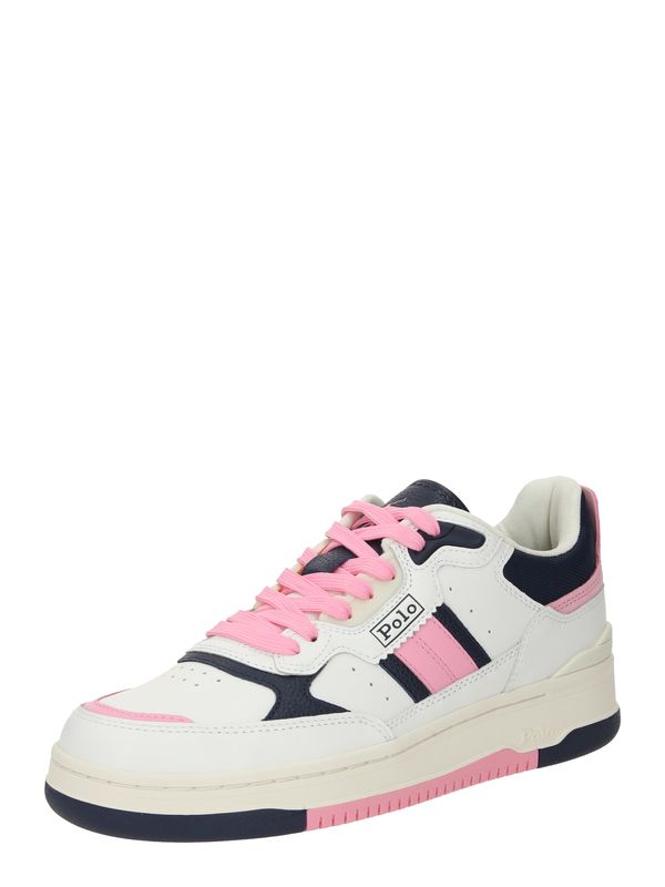 Polo Ralph Lauren Polo Ralph Lauren Ниски маратонки 'MASTERS'  бледорозово / черно / бяло