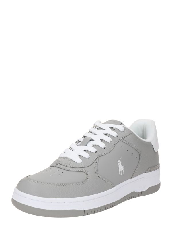 Polo Ralph Lauren Polo Ralph Lauren Ниски маратонки 'MASTERS CRT'  сиво / бяло