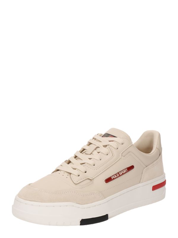 Polo Ralph Lauren Polo Ralph Lauren Ниски маратонки 'PS 300'  кремаво / тъмночервено