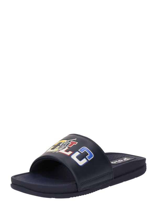 Polo Ralph Lauren Polo Ralph Lauren Отворени обувки 'FAIRVIEW'  нейви синьо / жълто / червено / бяло