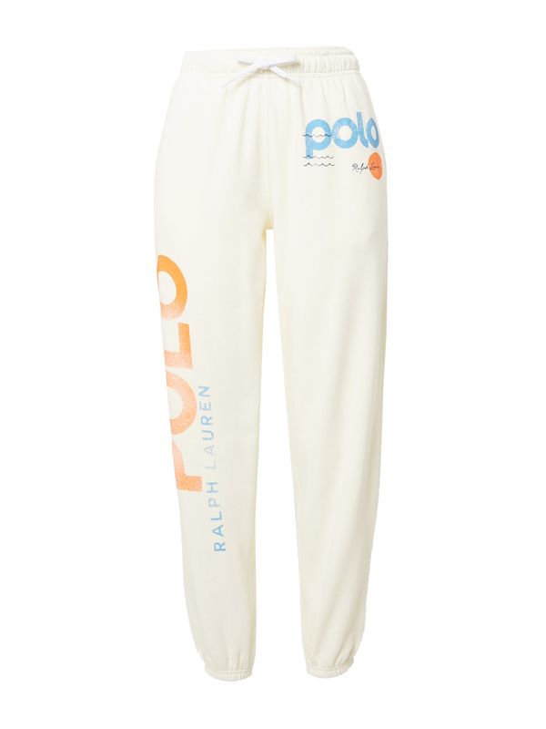 Polo Ralph Lauren Polo Ralph Lauren Панталон  кремаво / светлосиньо / оранжево / черно