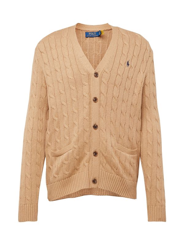 Polo Ralph Lauren Polo Ralph Lauren Плетена жилетка  камел / нейви синьо