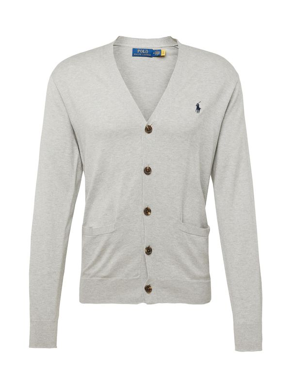 Polo Ralph Lauren Polo Ralph Lauren Плетена жилетка  морскосиньо / сив меланж