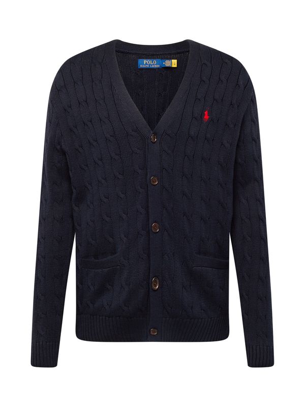 Polo Ralph Lauren Polo Ralph Lauren Плетена жилетка  нейви синьо / червено