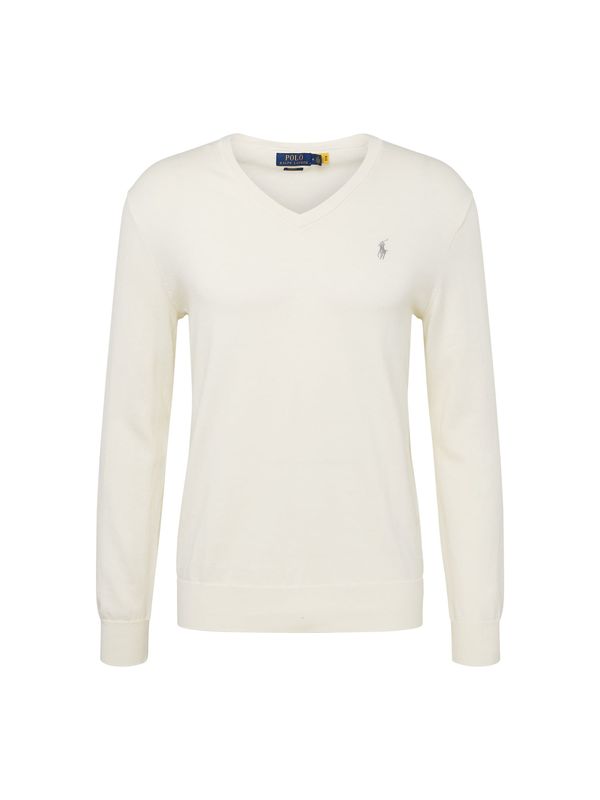 Polo Ralph Lauren Polo Ralph Lauren Пуловер  екрю / сребърно сиво