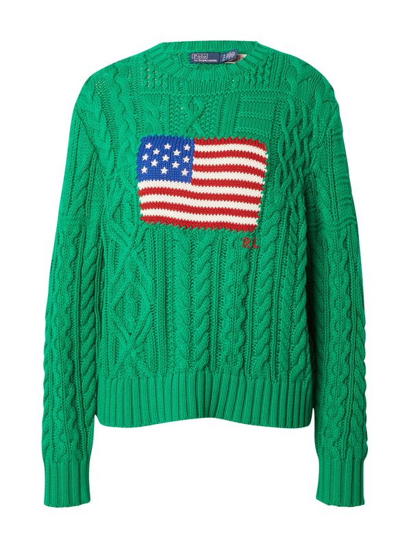 Polo Ralph Lauren Polo Ralph Lauren Пуловер  синьо / зелено / червено / бяло