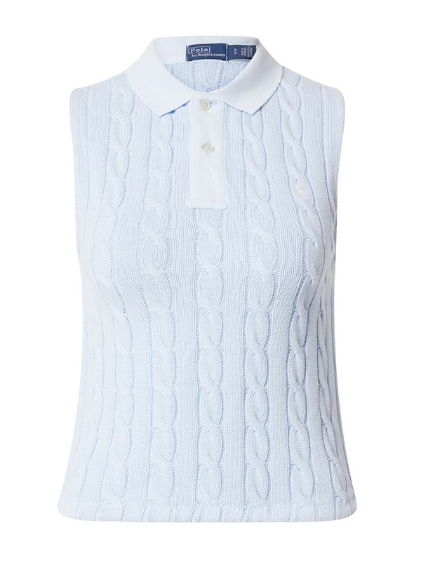 Polo Ralph Lauren Polo Ralph Lauren Пуловер  светлосиньо / бяло