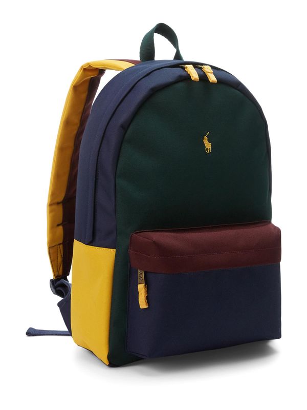 Polo Ralph Lauren Polo Ralph Lauren Раница  нейви синьо / жълто / тъмнозелено / винено червено