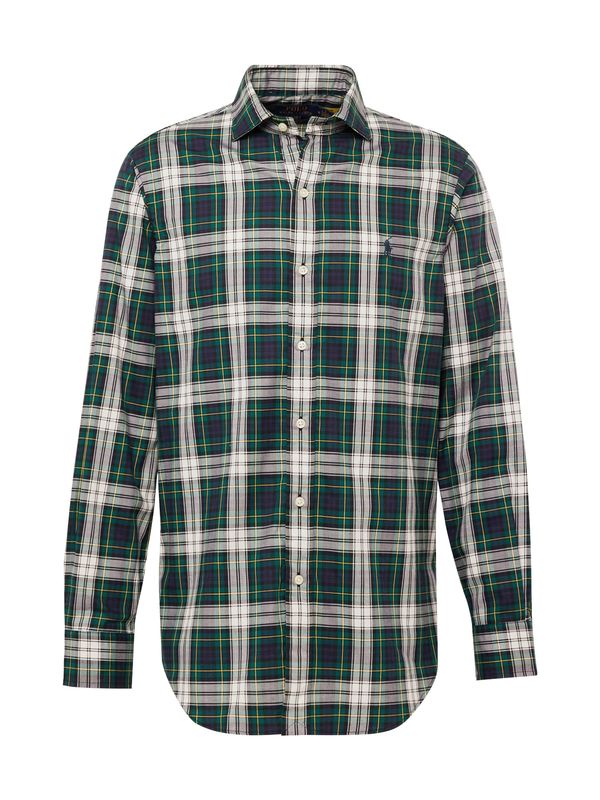 Polo Ralph Lauren Polo Ralph Lauren Риза  бежово / нейви синьо / жълто / тъмнозелено
