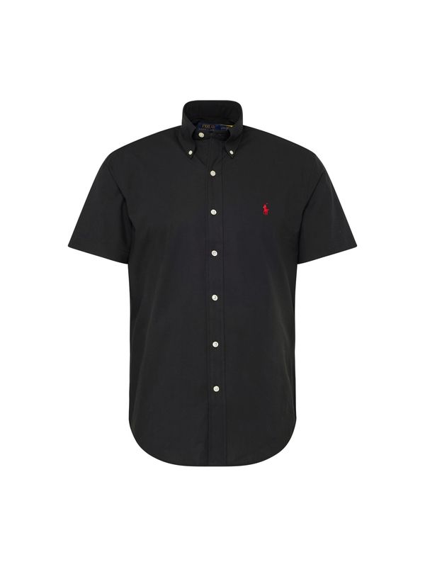 Polo Ralph Lauren Polo Ralph Lauren Риза  червено / черно