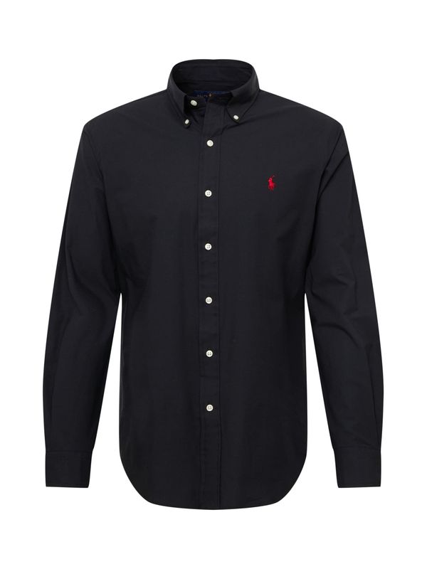 Polo Ralph Lauren Polo Ralph Lauren Риза  червено / черно