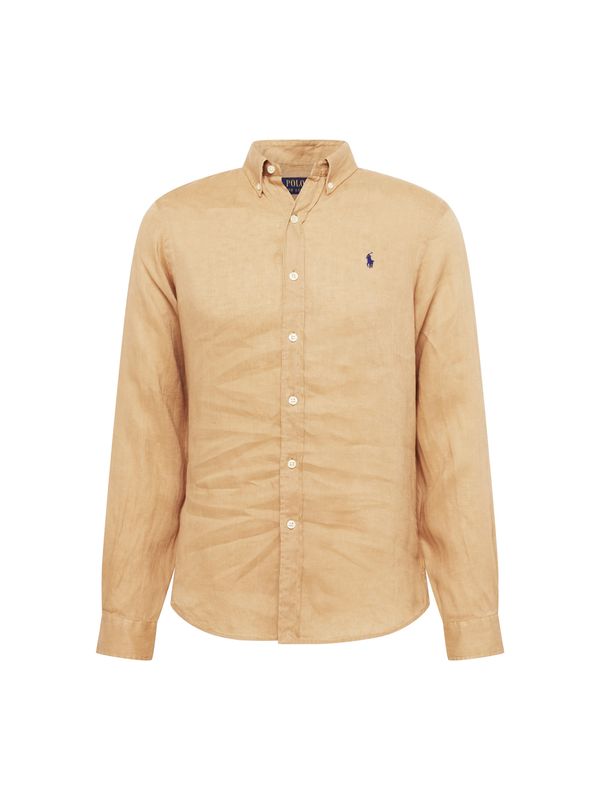 Polo Ralph Lauren Polo Ralph Lauren Риза  цвят "пясък" / нейви синьо