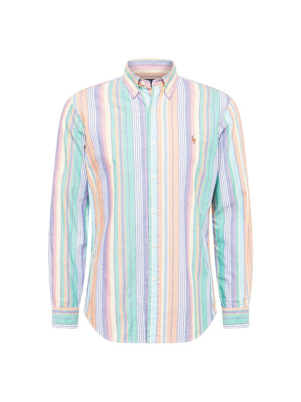 Polo Ralph Lauren Polo Ralph Lauren Риза  индиго / зелено / сьомга
