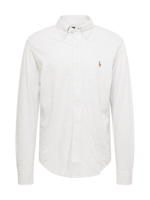 Polo Ralph Lauren Polo Ralph Lauren Риза  кафяво / светлосиво