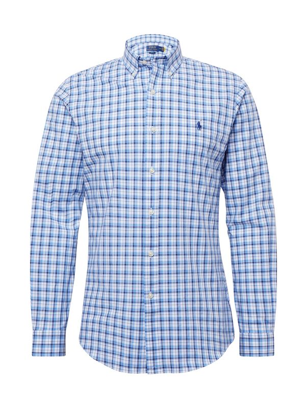 Polo Ralph Lauren Polo Ralph Lauren Риза  морскосиньо / светлосиньо / бяло