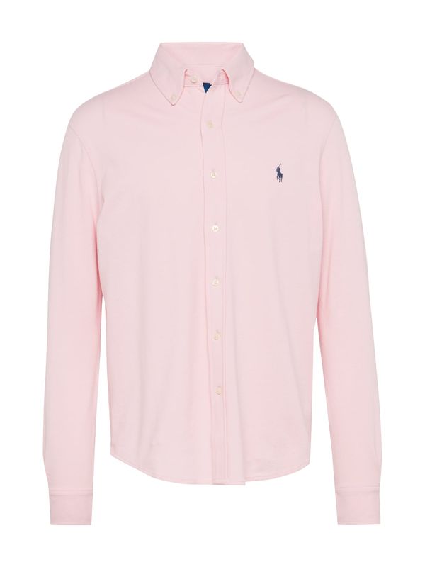 Polo Ralph Lauren Polo Ralph Lauren Риза  нейви синьо / бледорозово