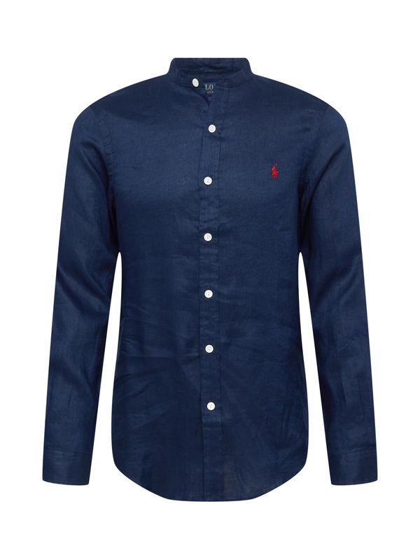 Polo Ralph Lauren Polo Ralph Lauren Риза  нейви синьо / червено