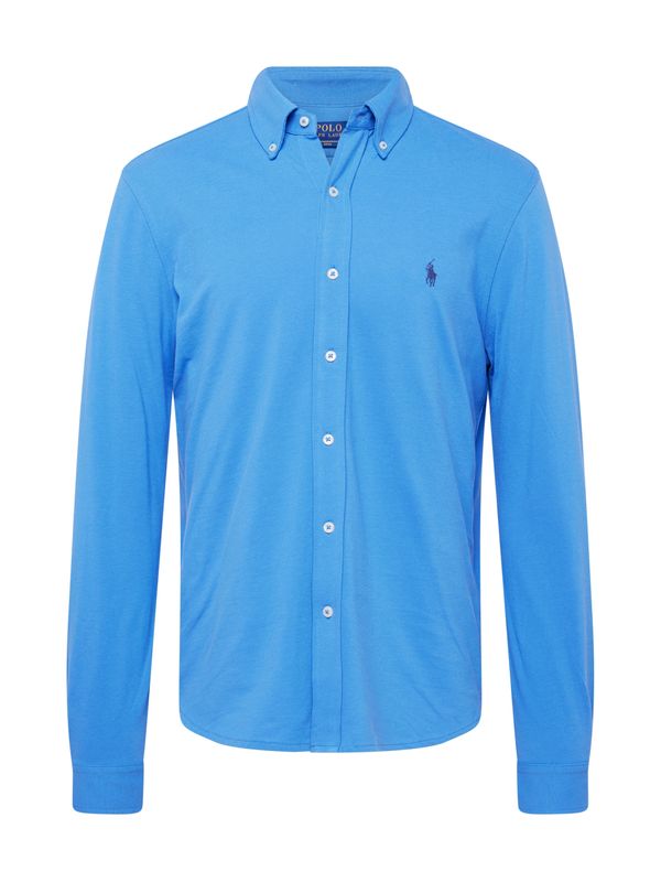 Polo Ralph Lauren Polo Ralph Lauren Риза  нейви синьо / опушено синьо