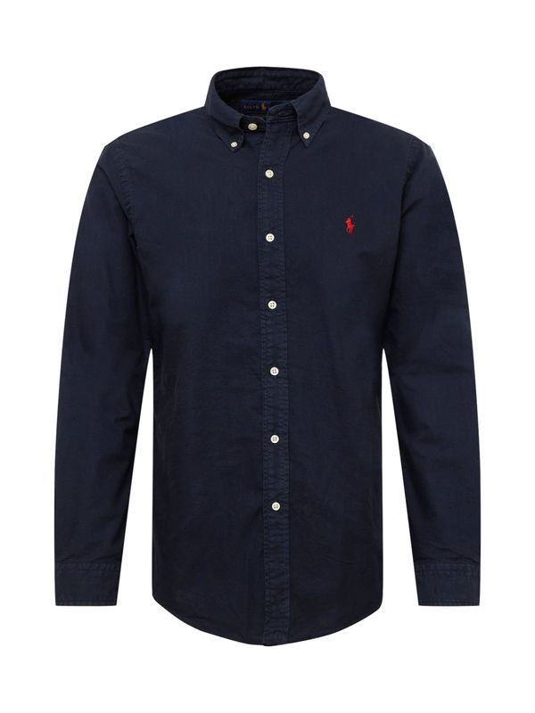 Polo Ralph Lauren Polo Ralph Lauren Риза  нощно синьо / огнено червено