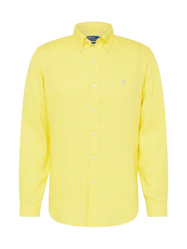 Polo Ralph Lauren Polo Ralph Lauren Риза  опушено синьо / жълто