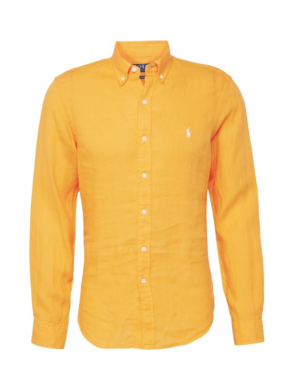 Polo Ralph Lauren Polo Ralph Lauren Риза  оранжево / бяло