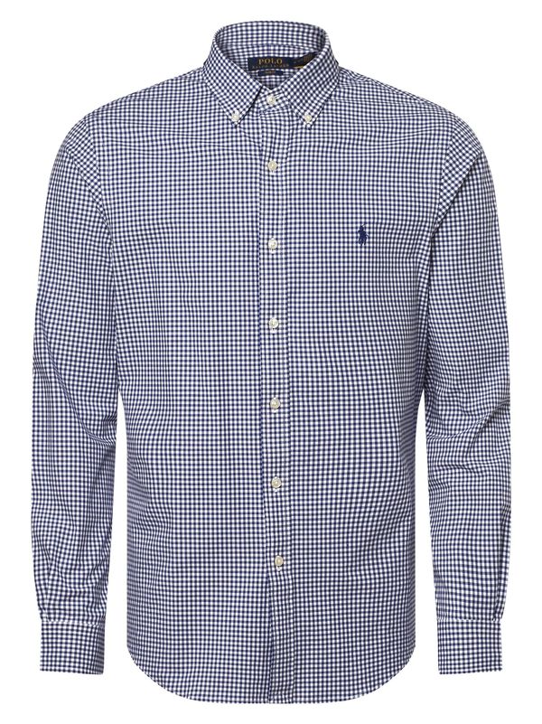 Polo Ralph Lauren Polo Ralph Lauren Риза  синьо / сапфирено синьо / бяло
