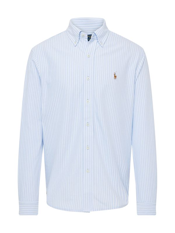Polo Ralph Lauren Polo Ralph Lauren Риза  светлосиньо / бяло