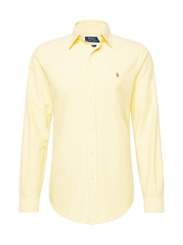 Polo Ralph Lauren Polo Ralph Lauren Риза  светлосиньо / коняк / жълто / бяло