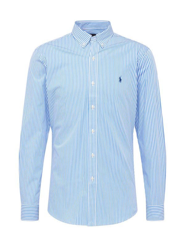 Polo Ralph Lauren Polo Ralph Lauren Риза  светлосиньо / мръсно бяло