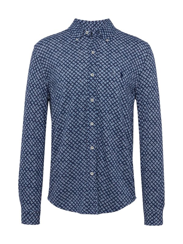 Polo Ralph Lauren Polo Ralph Lauren Риза  светлосиньо / тъмносиньо / бяло