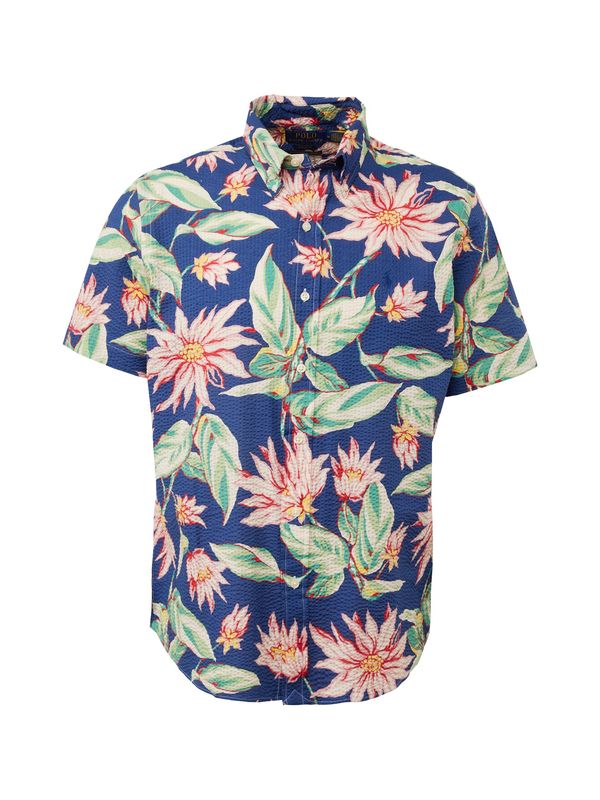 Polo Ralph Lauren Polo Ralph Lauren Риза  тъмносиньо / жълто / зелено / бледорозово