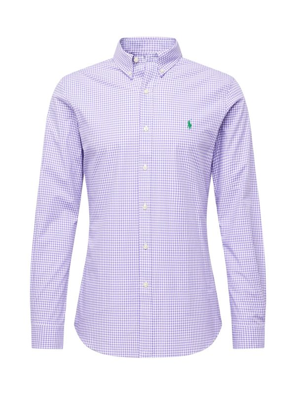 Polo Ralph Lauren Polo Ralph Lauren Риза  зелено / лавандула / бяло