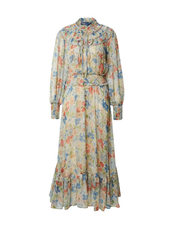 Polo Ralph Lauren Polo Ralph Lauren Рокля  бежово / пастелно синьо / светлозелено / оранжево