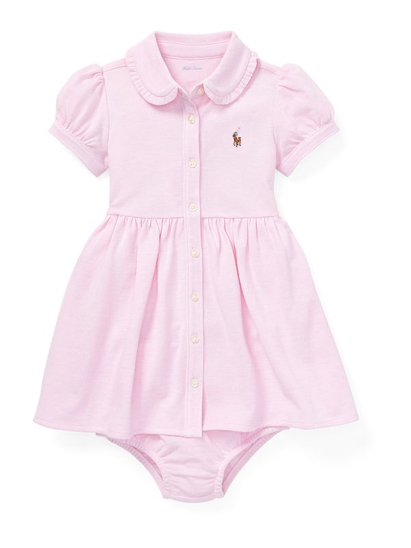 Polo Ralph Lauren Polo Ralph Lauren Рокля  синьо / кафяво / бледорозово