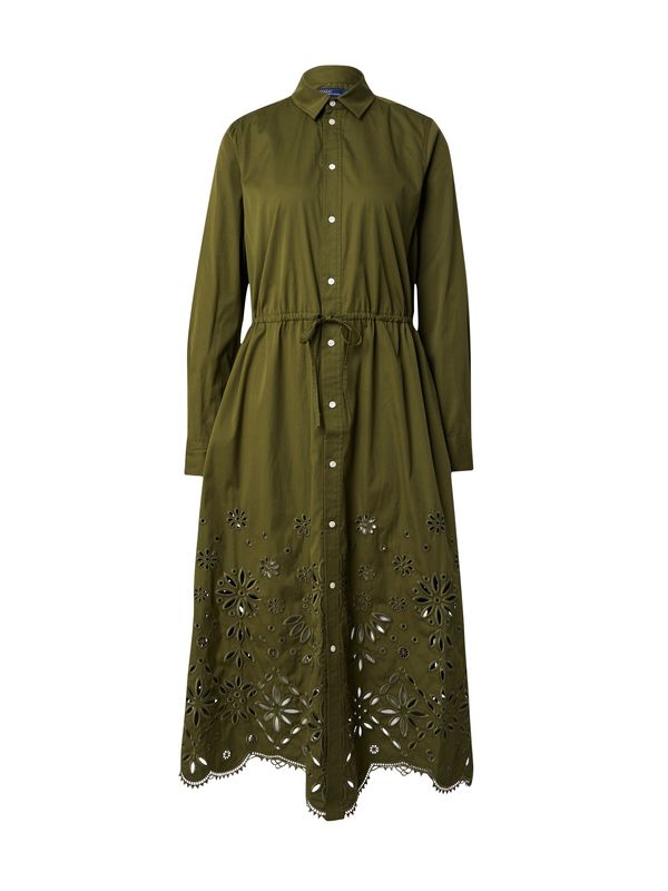 Polo Ralph Lauren Polo Ralph Lauren Рокля тип риза 'SICA'  маслина