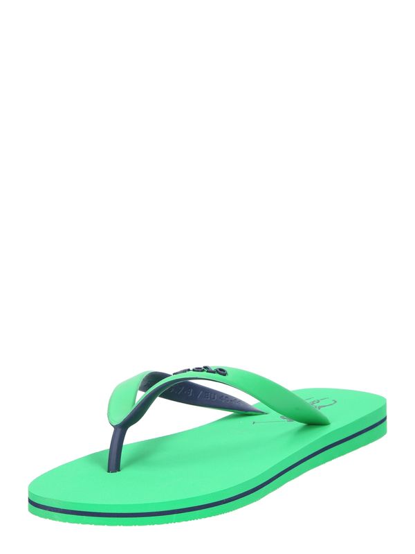 Polo Ralph Lauren Polo Ralph Lauren Сандали с разделител за пръстите  нейви синьо / светлозелено