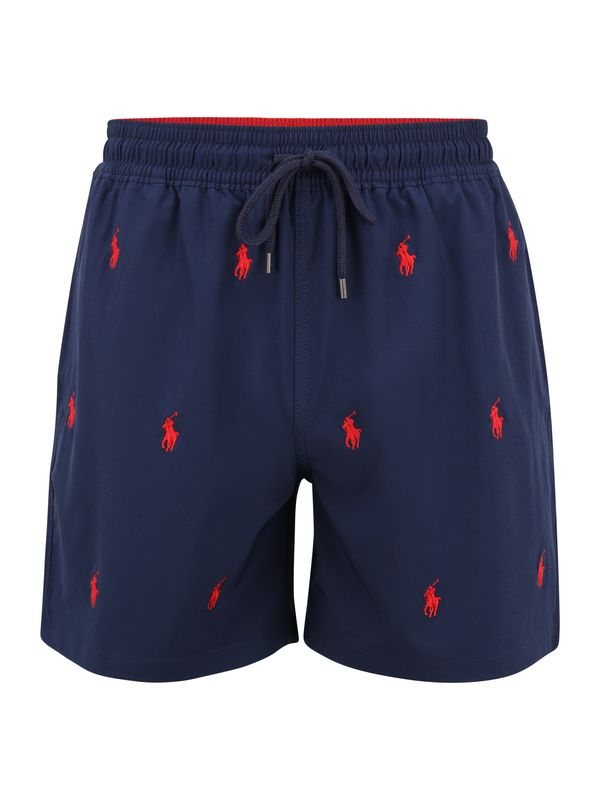 Polo Ralph Lauren Polo Ralph Lauren Шорти за плуване 'Traveller'  тъмносиньо / огнено червено
