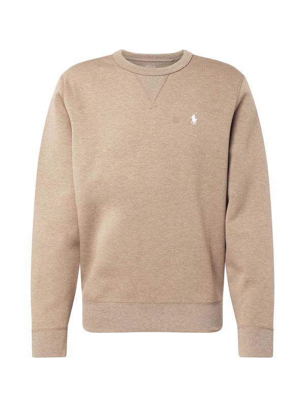 Polo Ralph Lauren Polo Ralph Lauren Суичър  бежово меланж / бяло