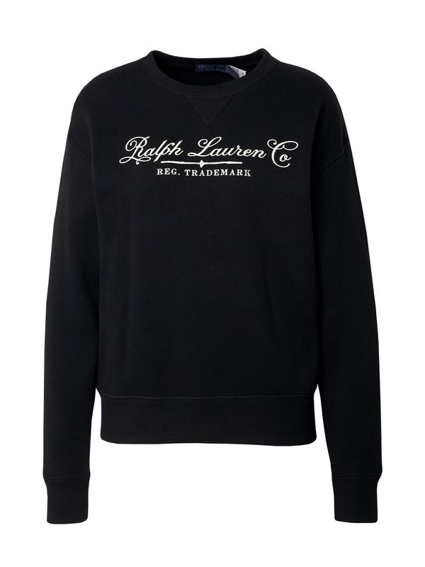 Polo Ralph Lauren Polo Ralph Lauren Суичър  черно / бяло