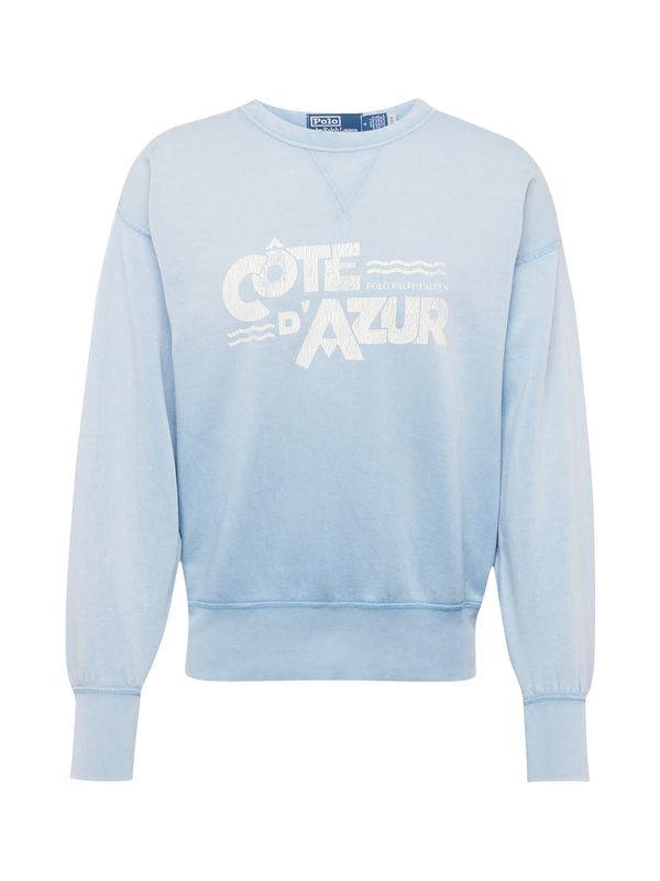 Polo Ralph Lauren Polo Ralph Lauren Суичър  светлосиньо / бяло