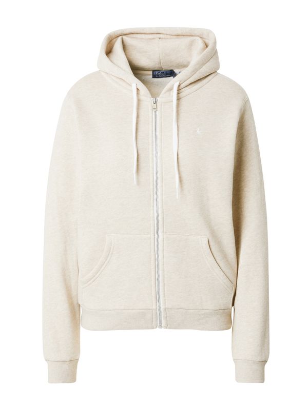 Polo Ralph Lauren Polo Ralph Lauren Суичъри с качулка  бежово меланж / бяло