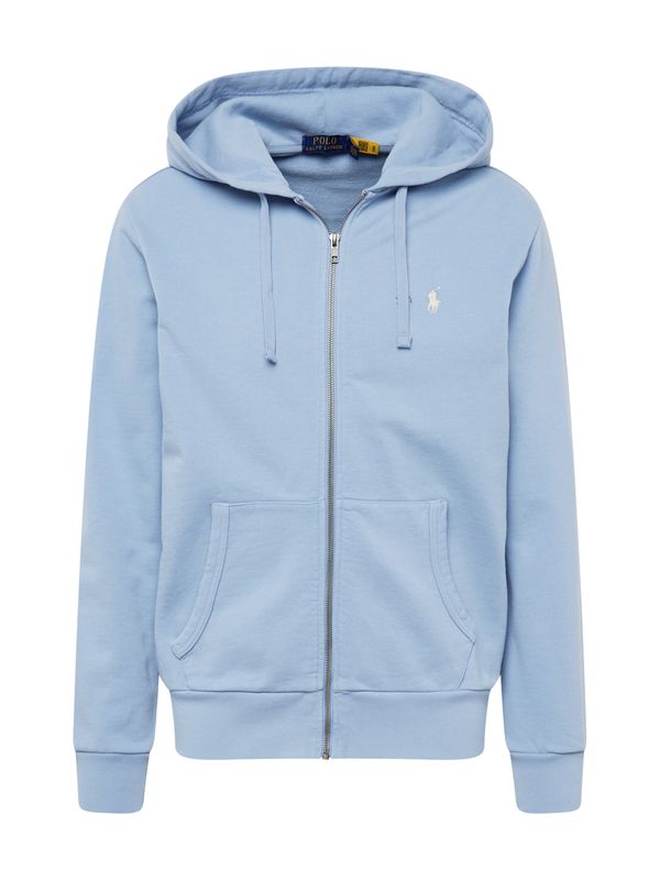 Polo Ralph Lauren Polo Ralph Lauren Суичъри с качулка  опушено синьо / бяло